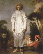 Jean-Antoine Watteau gilles oil on canvas